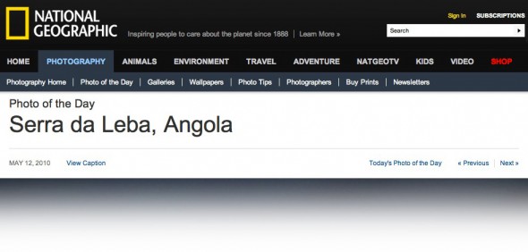 Nat-Geo-Photo-of-The-Day-Serra-da-Leba National Geographic Photo of The Day May 12th 2010 Serra da Leba